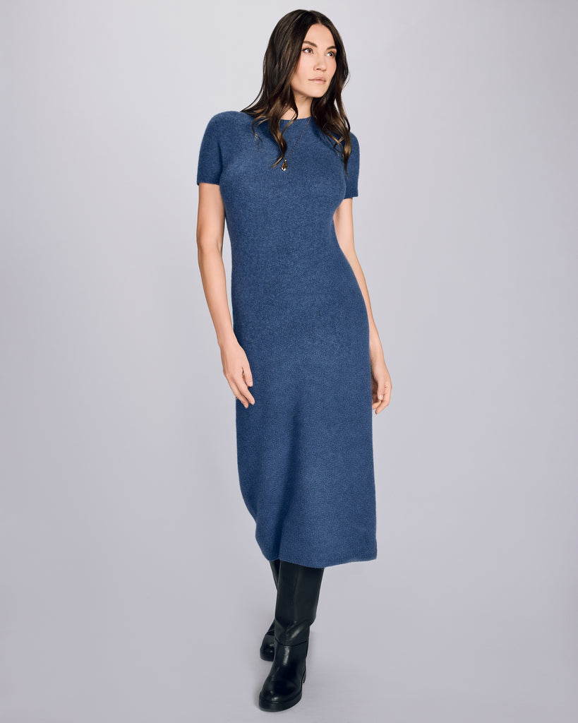 Arya Cashmere Blue Maxi Dress