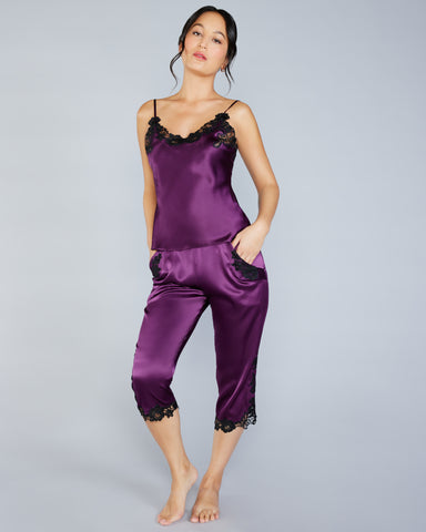 Peachy Satin Camisole Pajamas Set – SHOP CANARY CLOTHING
