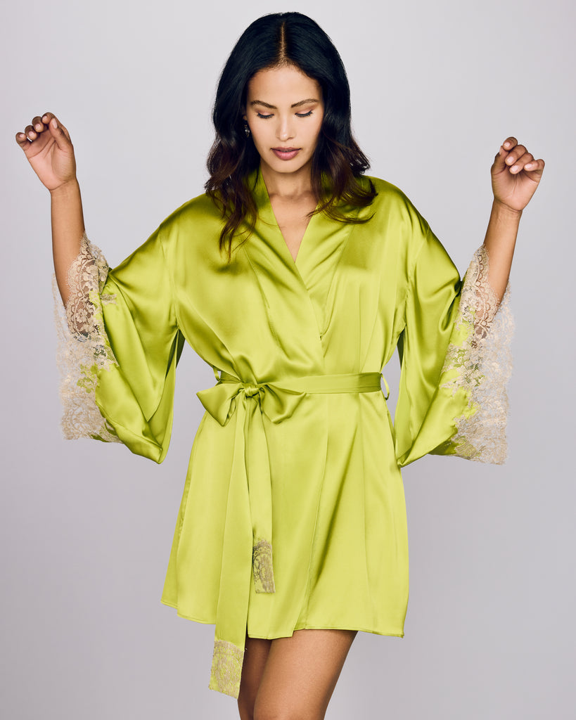 Emma Harris Rochelle Lime Robe