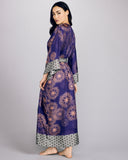 Karma On The Rocks Kobe Hanabi Violine Silk Robe