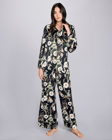 Isa Hanabi Silk Pajamas