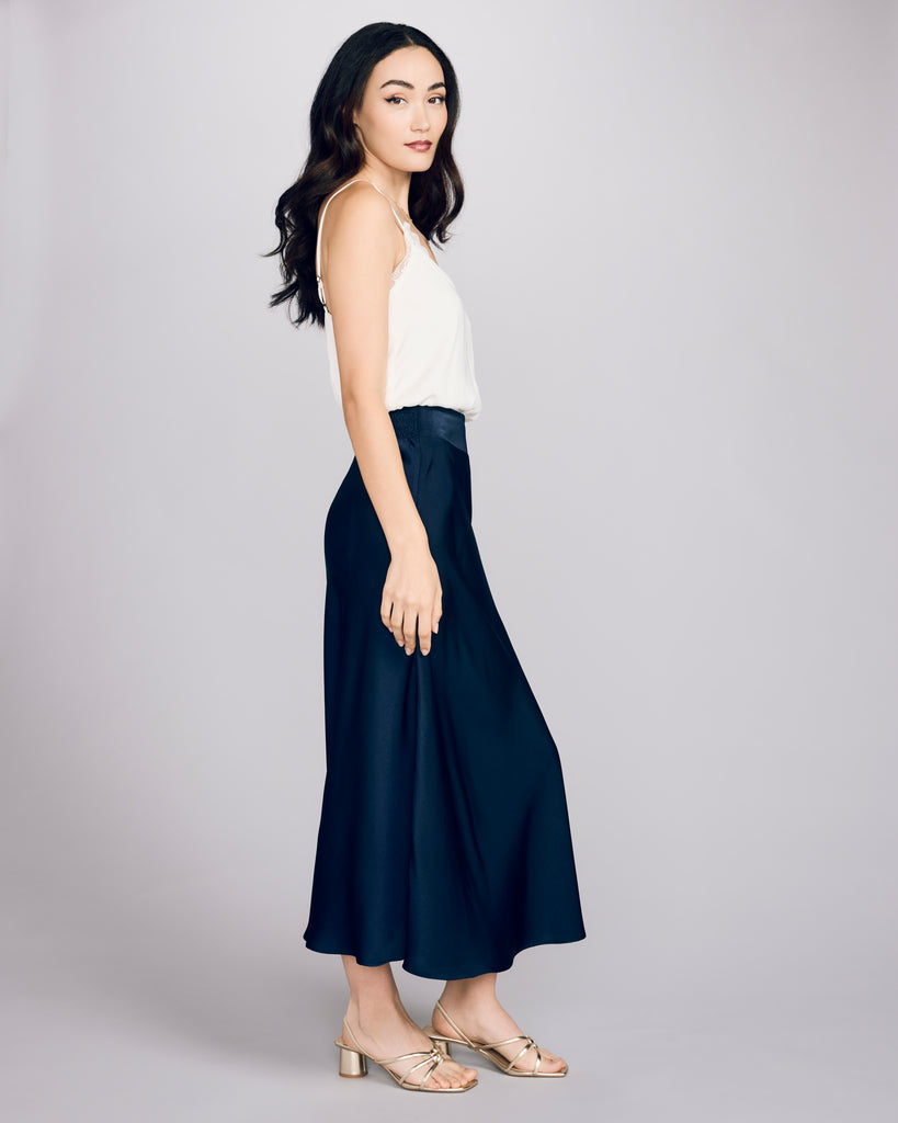 Vannina Vesperini's Ocean Midi Skirt hits at mid-calf on most